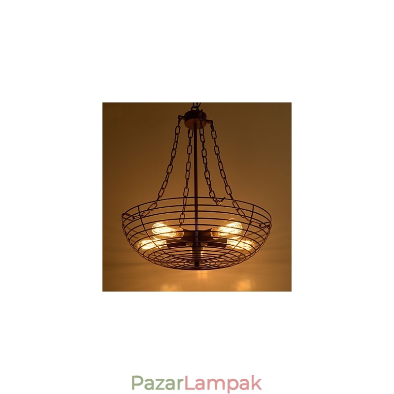 Retro klasszikus fém mennyezeti lámpák Egyszerű függőlámpák Cafe függőlámpa