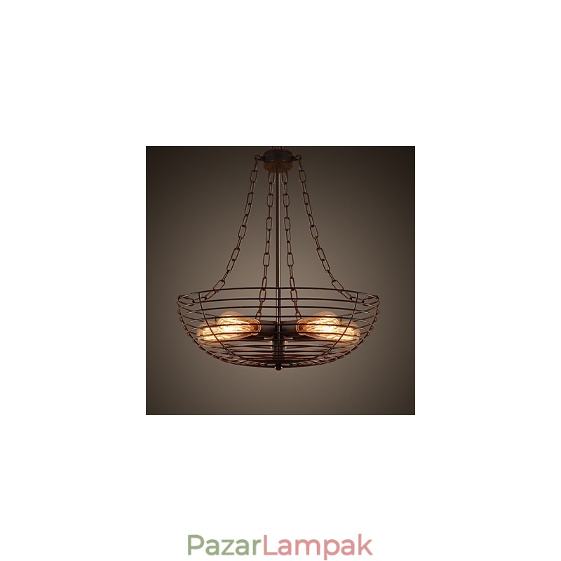 Retro klasszikus fém mennyezeti lámpák Egyszerű függőlámpák Cafe függőlámpa