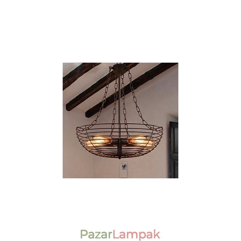 Retro klasszikus fém mennyezeti lámpák Egyszerű függőlámpák Cafe függőlámpa