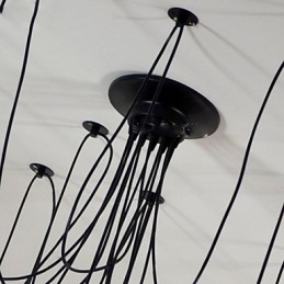 Vintage Edison többszörös állítható barkács mennyezeti lámpa Fényfüggő világítás csillár Modern elegáns ipari étkező