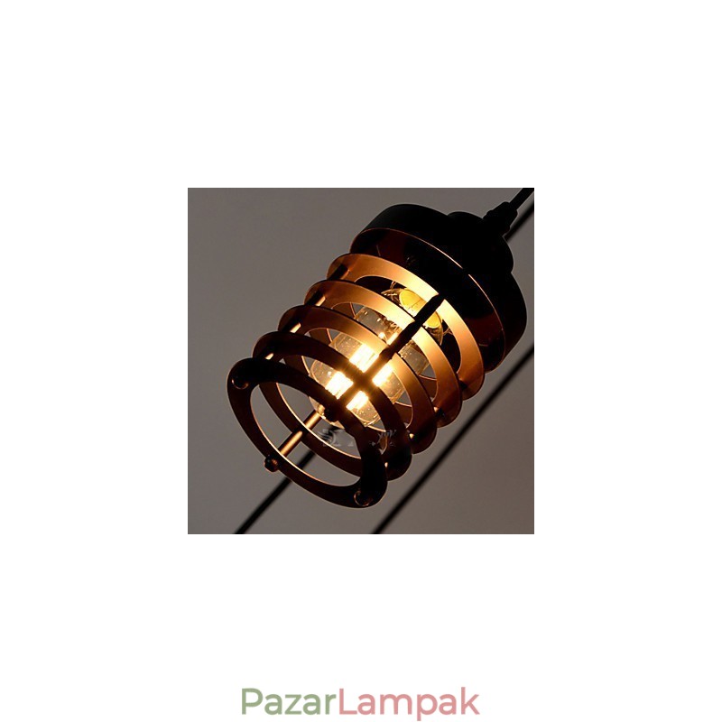 Vintage Edison többszörös állítható barkács mennyezeti lámpa Fényfüggő világítás csillár Modern elegáns ipari étkező
