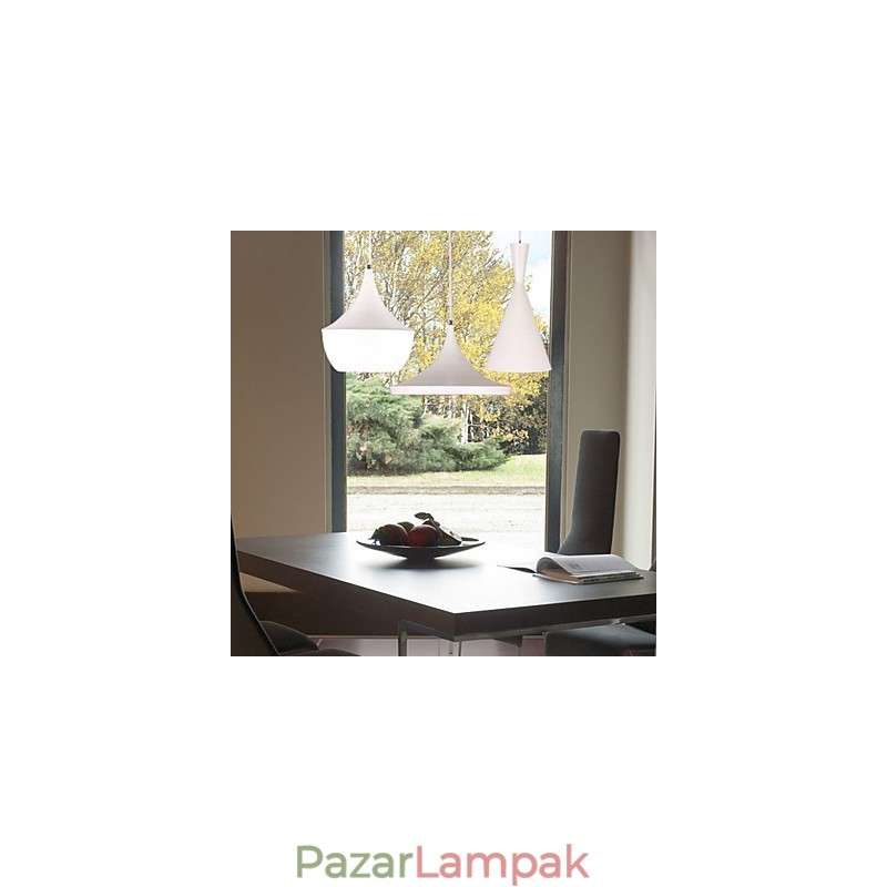 Mini stílusú festmény fém függőlámpa