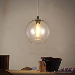 Kreatív skandináv szerződéses vidéki üveggolyós egyfejű DropLight