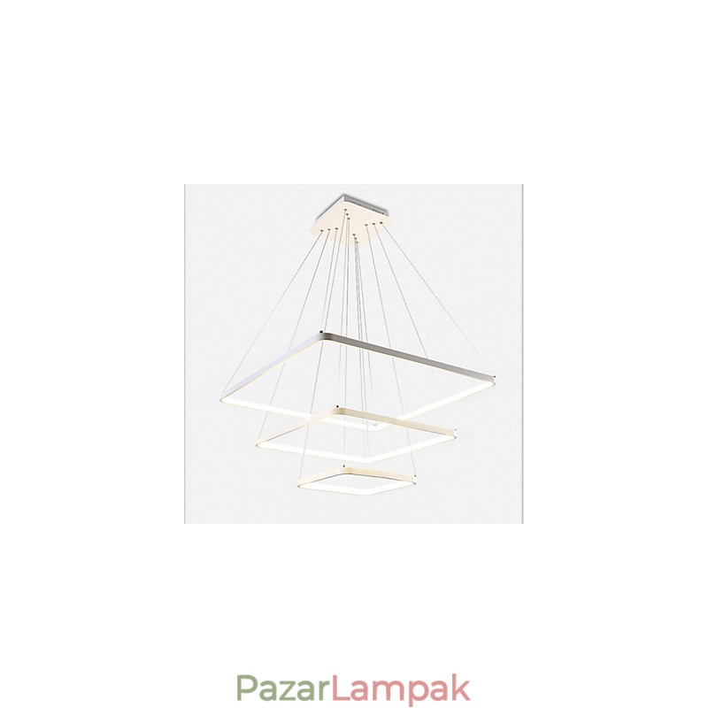 Modern design függőlámpa három gyűrű