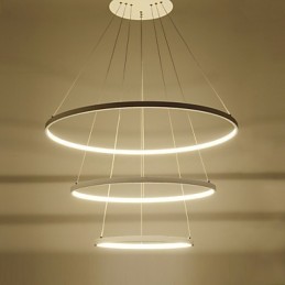 Modern design függőlámpa három gyűrű