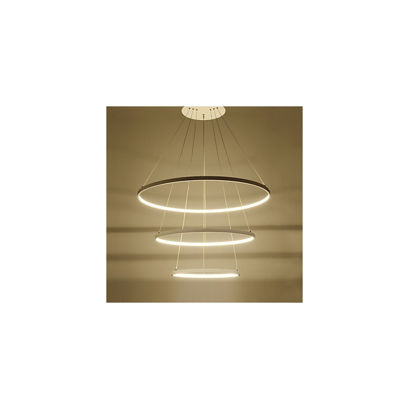 Modern design függőlámpa három gyűrű