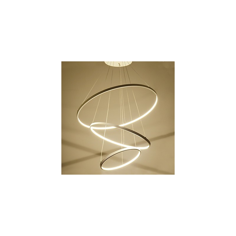Modern design függőlámpa három gyűrű