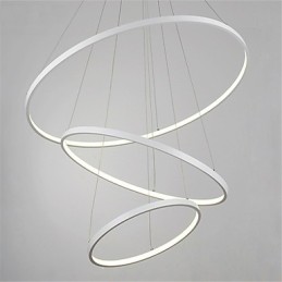 Modern design függőlámpa három gyűrű