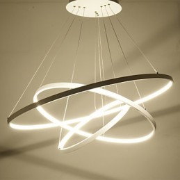 Modern design függőlámpa három gyűrű