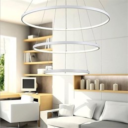 Modern design függőlámpa három gyűrű