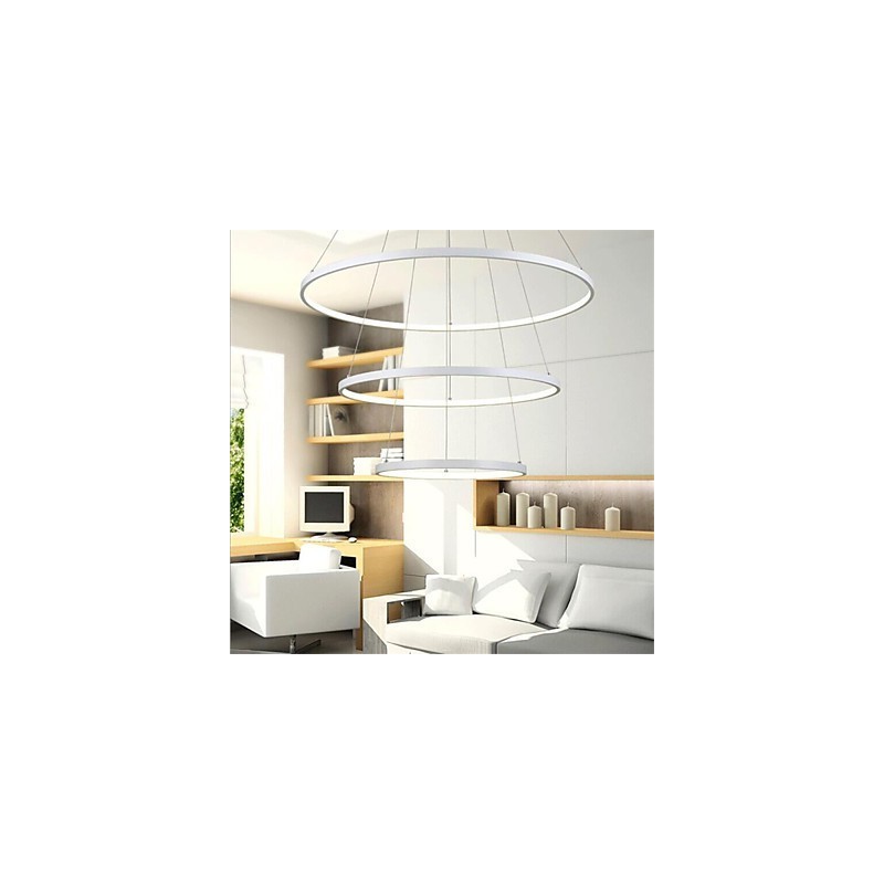 Modern design függőlámpa három gyűrű