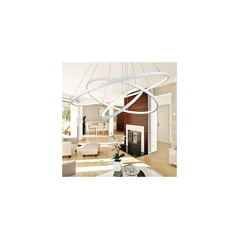 Modern design függőlámpa három gyűrű