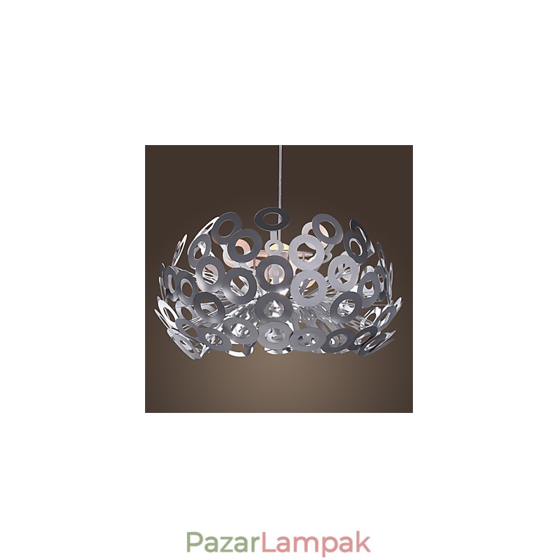 Modern függőlámpa körkörös lámpaernyőben