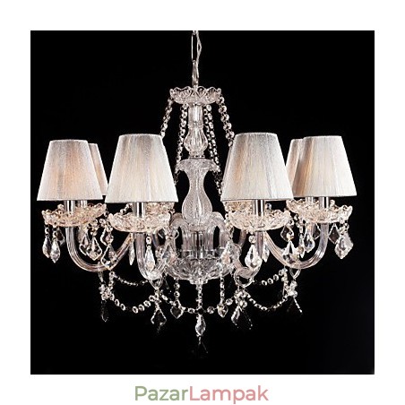 Csillár kristály luxus modern nappali 8 lámpa Csillár kristály luxus modern nappali 8 lámpa