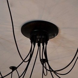 Vintage Edison többszörös állítható barkács mennyezeti lámpa Fényfüggő világítás csillár Modern elegáns ipari étkező
