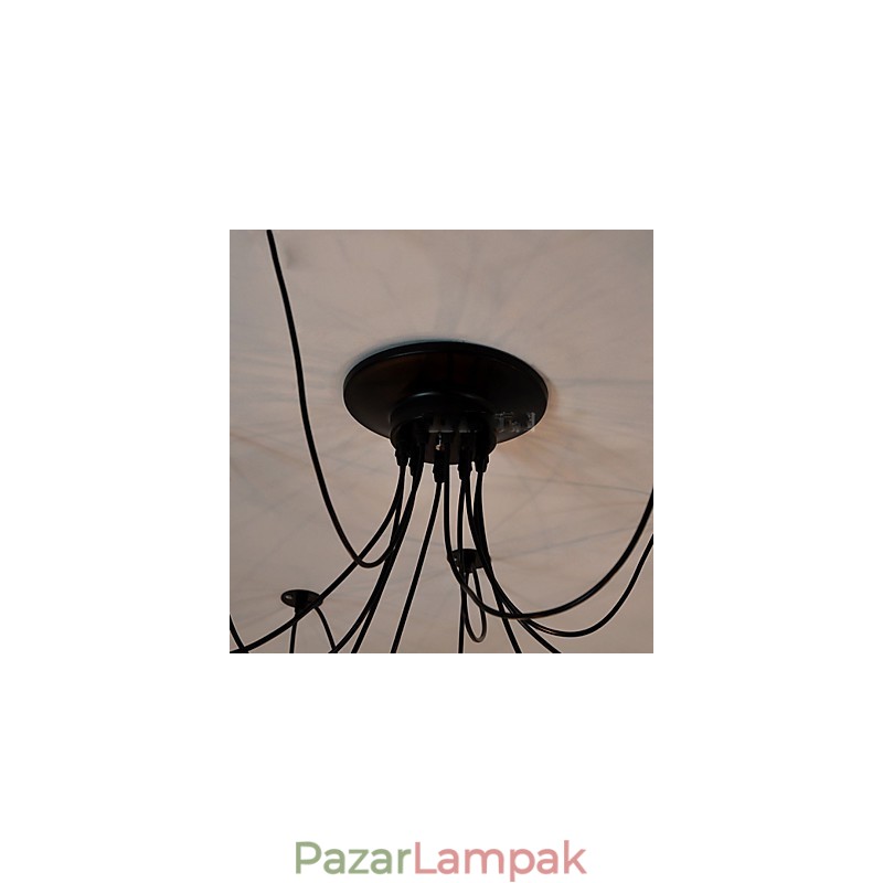 Vintage Edison többszörös állítható barkács mennyezeti lámpa Fényfüggő világítás csillár Modern elegáns ipari étkező