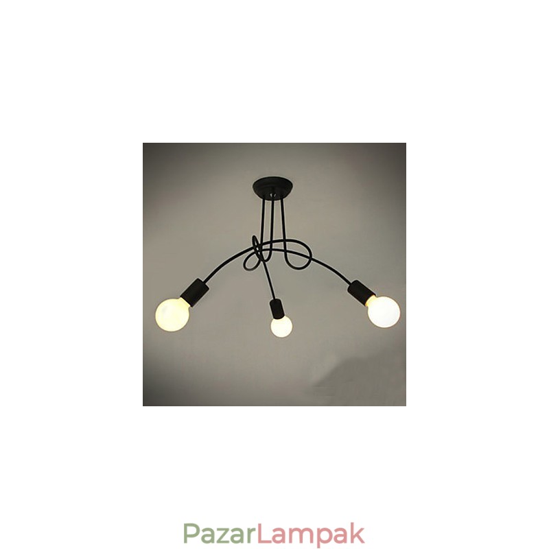 Modern kortárs festmény fémcsillár