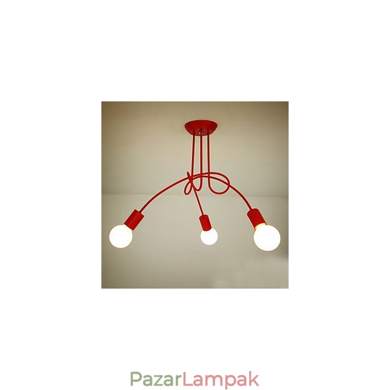Modern kortárs festmény fémcsillár