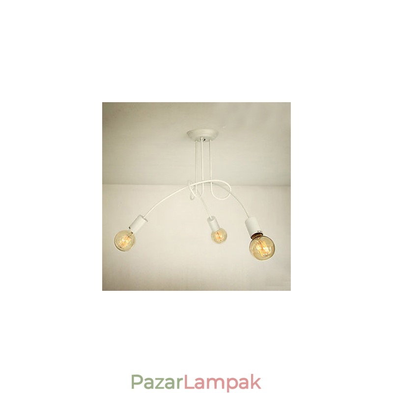 Modern kortárs festmény fémcsillár