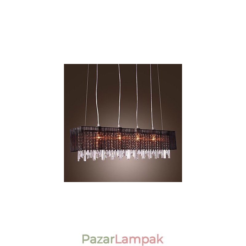 Modern kortárs Island Crystal Egyéb fém függőlámpa