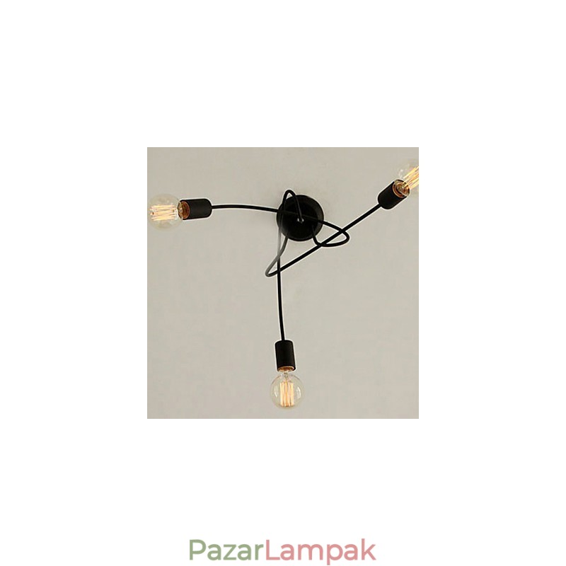 Modern kortárs festmény fémcsillár