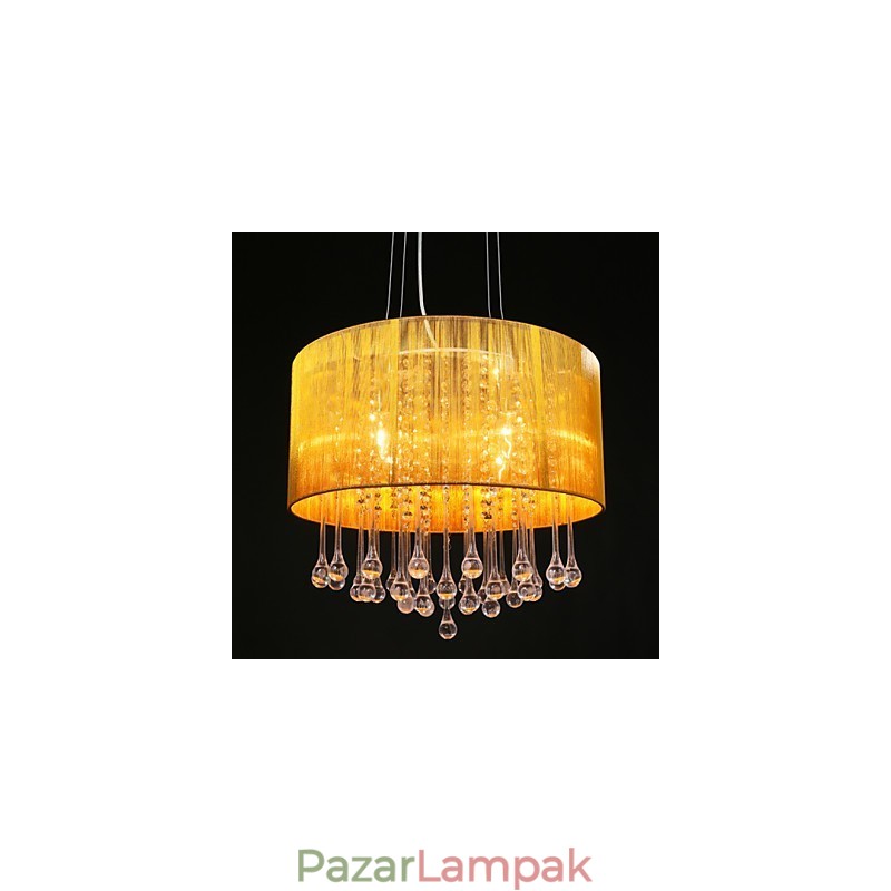 Dobfüggő modern 4 fényű tekercses lámpaernyő kristálycsillár csillár modern minimalista dizájn
