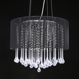 Dobfüggő modern 4 fényű tekercses lámpaernyő kristálycsillár csillár modern minimalista dizájn