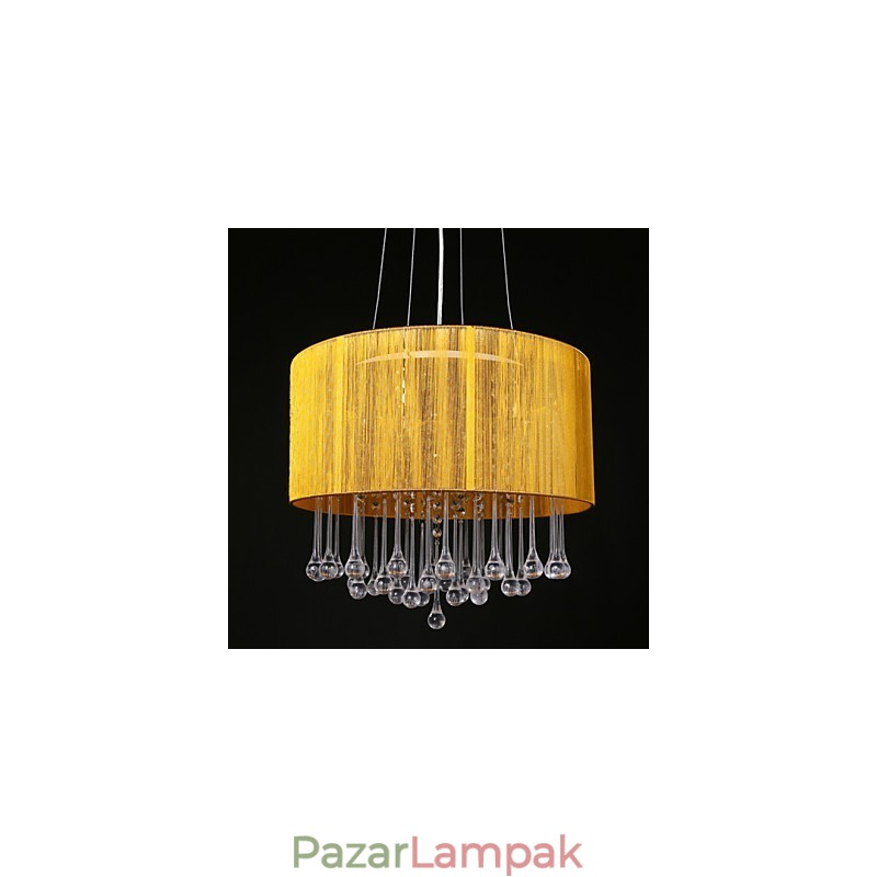 Dobfüggő modern 4 fényű tekercses lámpaernyő kristálycsillár csillár modern minimalista dizájn