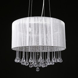 Dobfüggő modern 4 fényű tekercses lámpaernyő kristálycsillár csillár modern minimalista dizájn