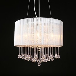 Dobfüggő modern 4 fényű tekercses lámpaernyő kristálycsillár csillár modern minimalista dizájn
