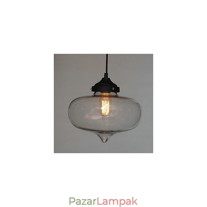 Buborék design függő 1 lámpa átlátszó árnyalattal