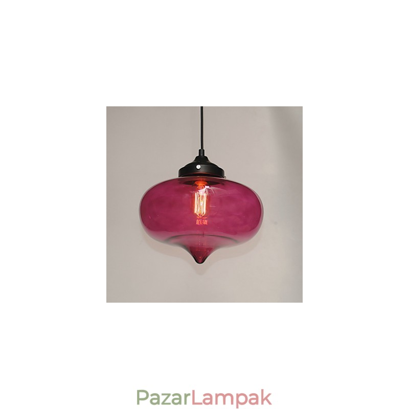Buborék design függő 1 lámpa átlátszó árnyalattal