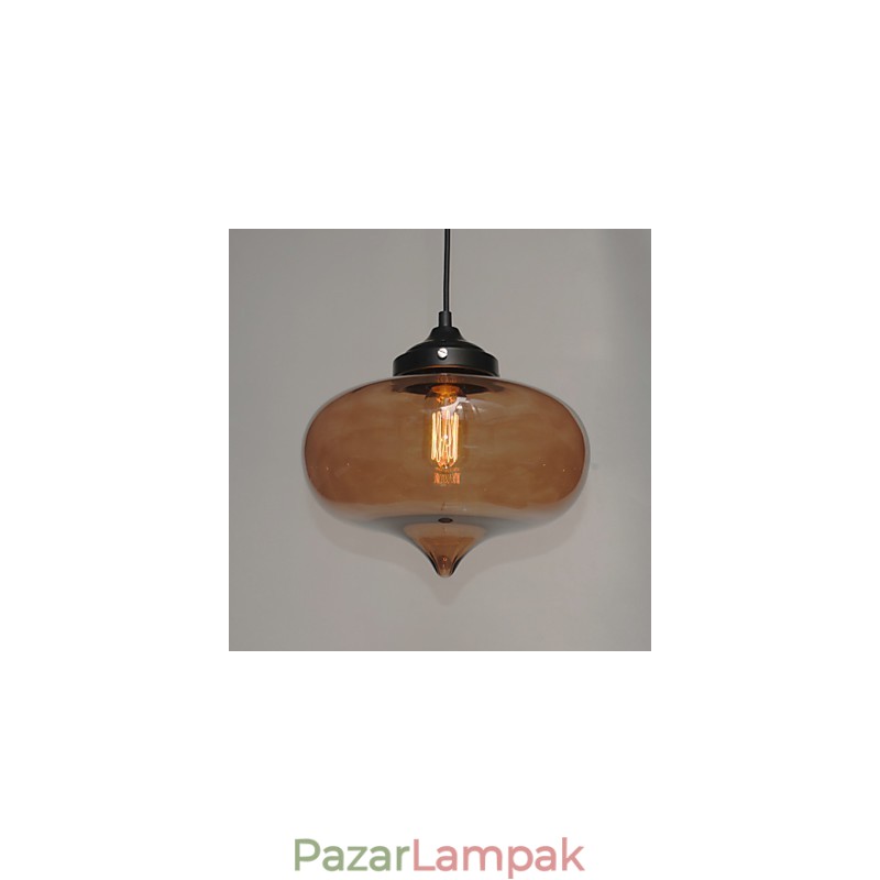 Buborék design függő 1 lámpa átlátszó árnyalattal