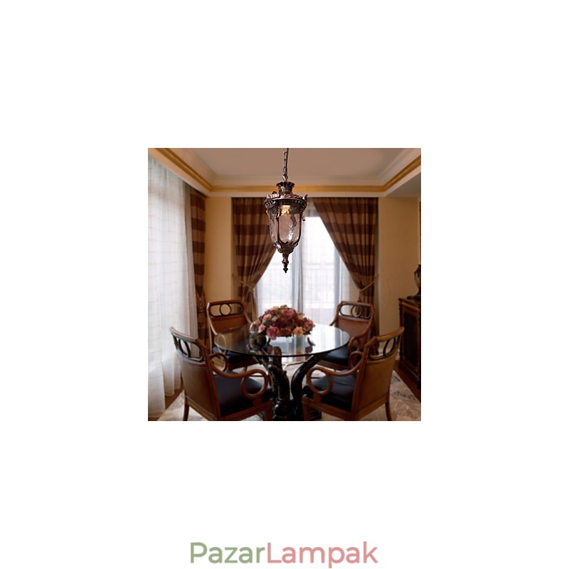 Antik ihletésű függőlámpa 1 lámpával
