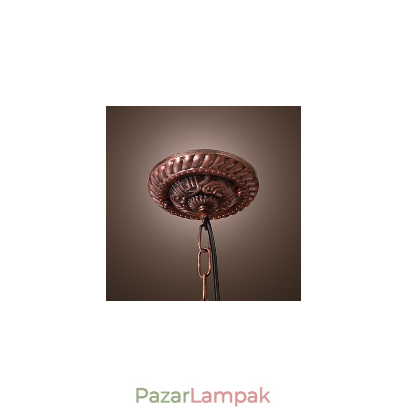 Antik ihletésű függőlámpa 1 lámpával