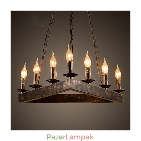 Retro klasszikus fém mennyezeti lámpák Egyszerű függőlámpák Cafe függőlámpa