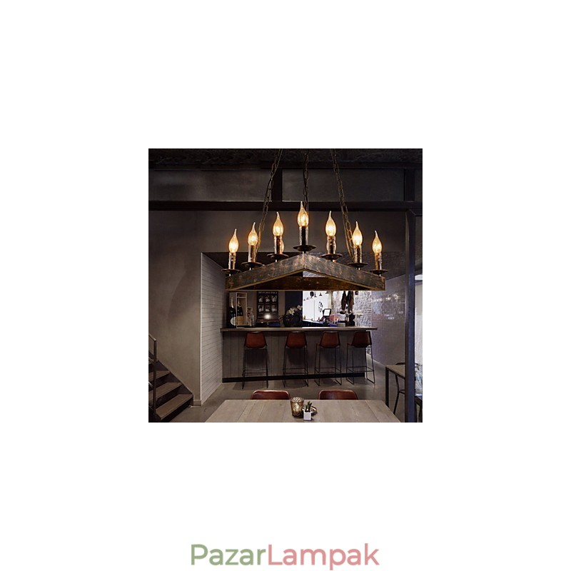 Retro klasszikus fém mennyezeti lámpák Egyszerű függőlámpák Cafe függőlámpa