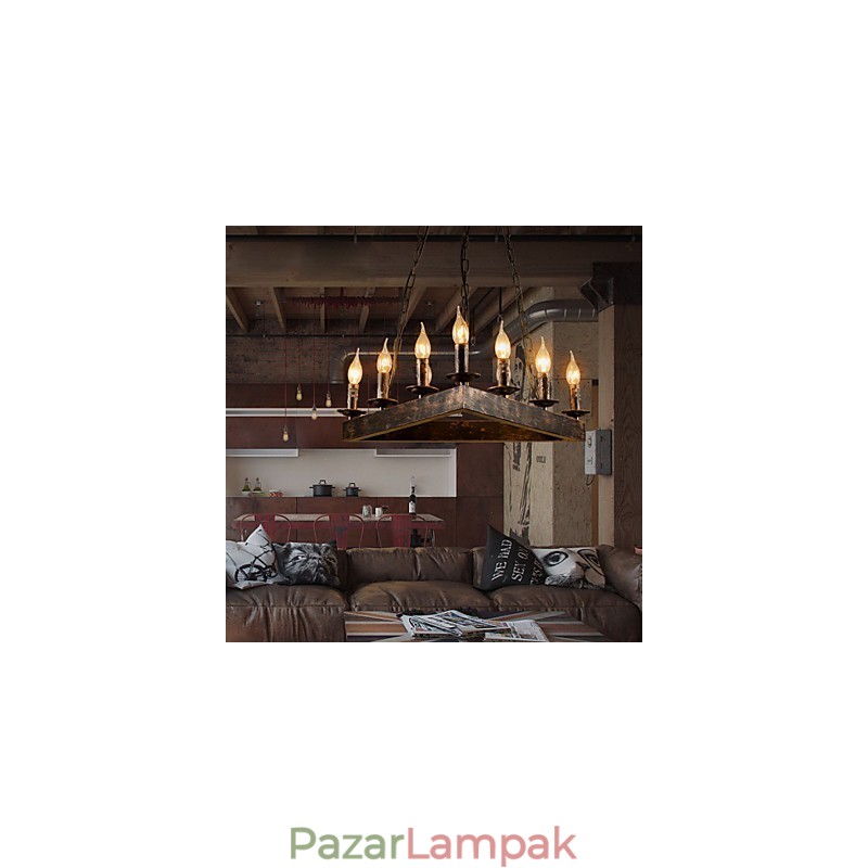 Retro klasszikus fém mennyezeti lámpák Egyszerű függőlámpák Cafe függőlámpa