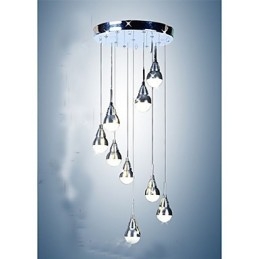 Lámpák és Lámpák Lépcső Stage 9 fej mennyezeti lámpa