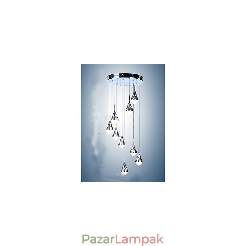 Lámpák és Lámpák Lépcső Stage 9 fej mennyezeti lámpa