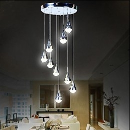 Lámpák és Lámpák Lépcső Stage 9 fej mennyezeti lámpa