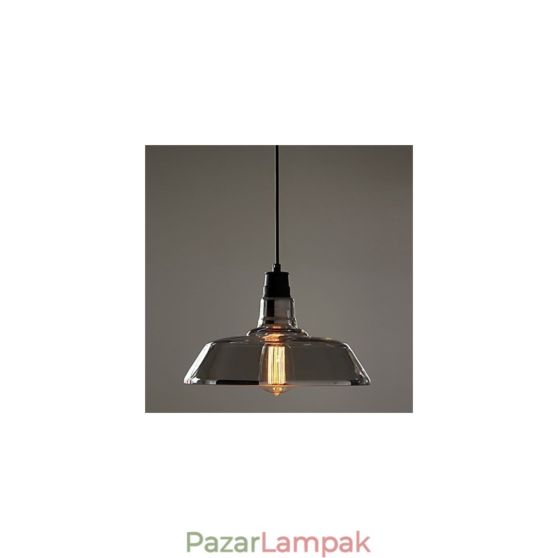 Vintage galvanizált függőlámpa garázs
