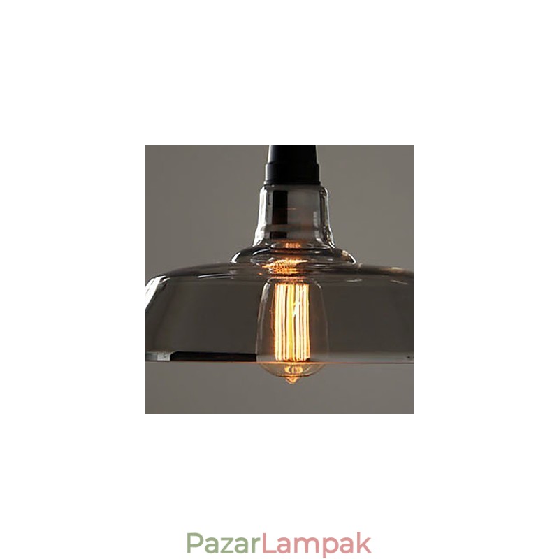 Vintage galvanizált függőlámpa garázs