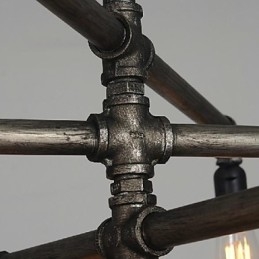 Hagyományos klasszikus vintage retro lámpás country festés fém függőlámpa