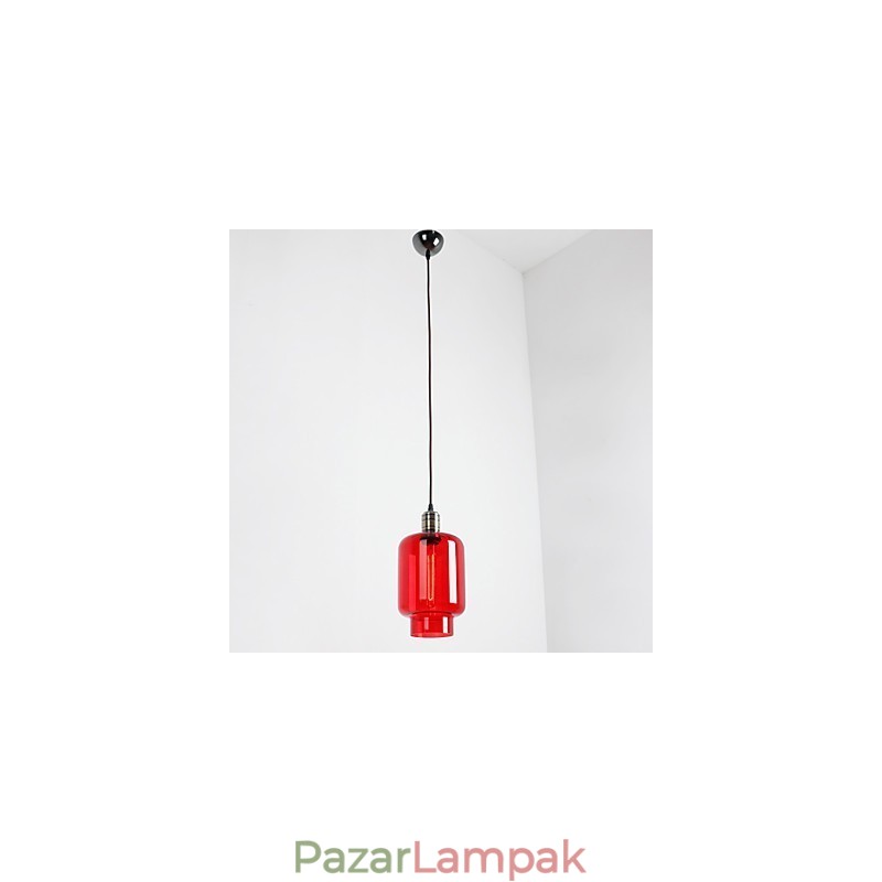 Modern bevonatüveg 1 világos függesztő
