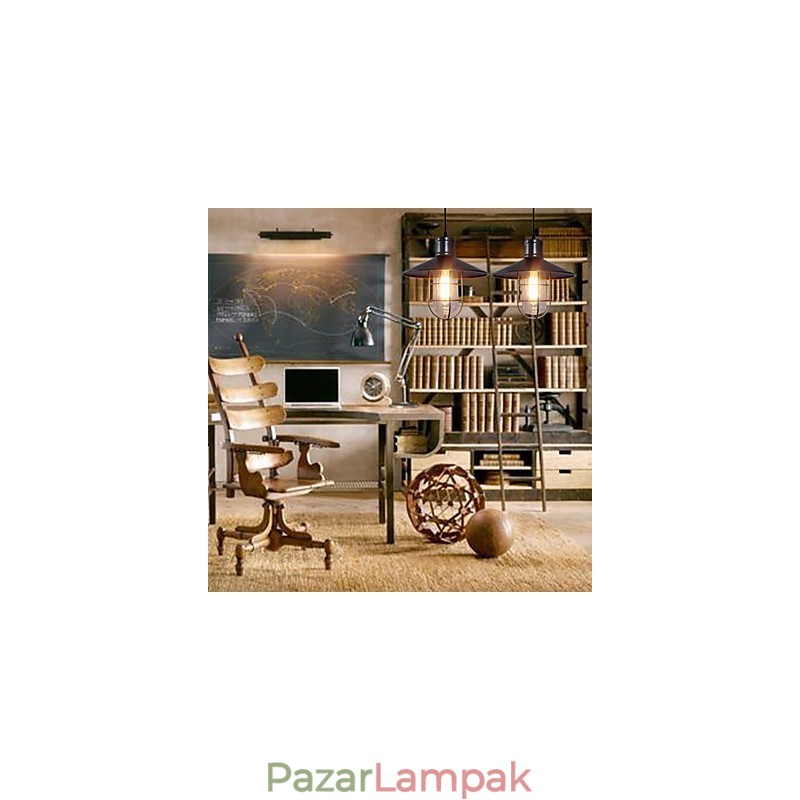 Vintage Retro Mini stílusú festményfüggő lámpa