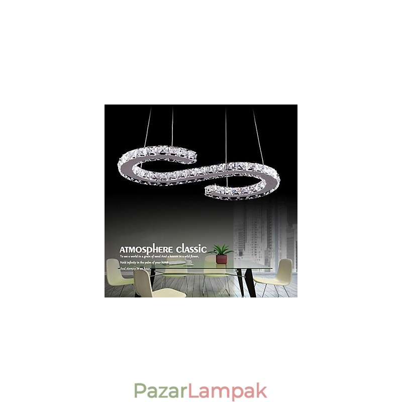 Modell Függeszték Modern Crystal lámpák Világítás Luxus mennyezeti lámpatestek