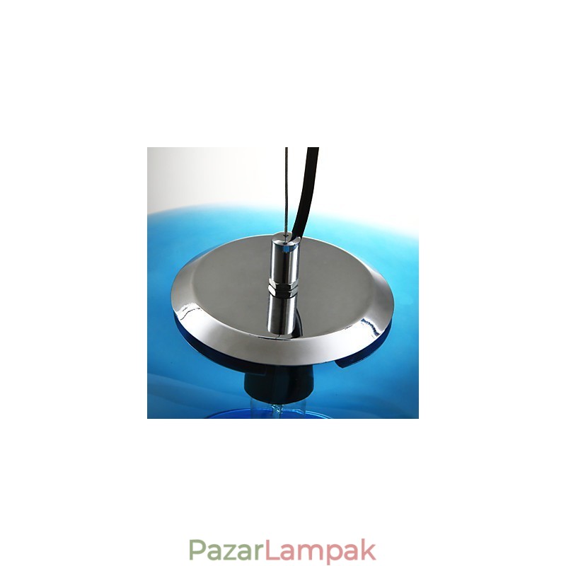 Függeszték Modern design Kék üveg izzóval