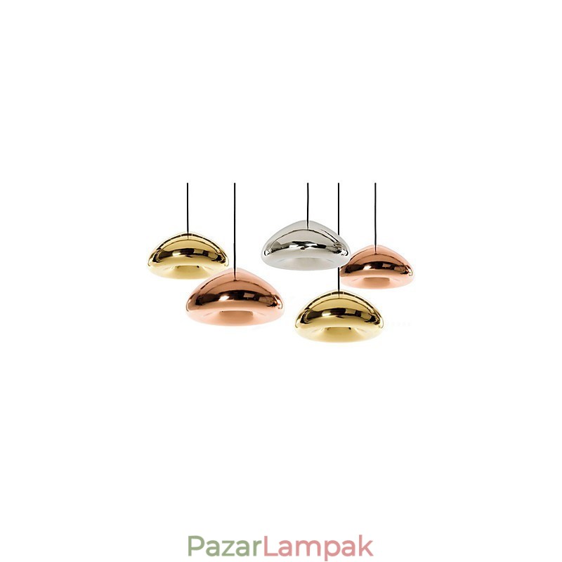 Modern, kortárs festésű fém függőlámpa