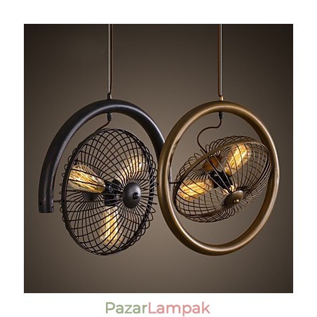 Retro klasszikus fém mennyezeti ventilátor lámpák Egyszerű függőlámpák Cafe függőlámpa Retro klasszikus fém mennyezeti ventilátor lámpák Egyszerű függőlámpák Cafe függőlámpa